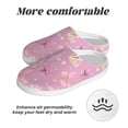 thumbnail image 6 of Fotbe Butterfly 1 Pattern Women's Fuzzy Curly Fur Memory Foam Loafer Slippers Indoor Outdoor Slippers Winter Home Shoes-42/43, 6 of 7