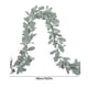 thumbnail image 3 of Ganfancp Flocado Flexible de Tiras Verde Oreja de Cordero Enredadera de Hojas Hoja Dinero Corona de Hojas Enredadera Ofertas Del Día Liquidación 1X Ratán, 3 of 7