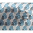 thumbnail image 5 of oneOone Viscose Chiffon Light Blue Fabric Block Sewing Craft Projects Fabric Prints By Yard 42 Inch Wide-DA, 5 of 5