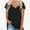 Black, variant on Women's Classic Fit T Shirts Short Sleeve V Neck Casual Tee Shirt Summer Tops