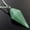 Aventurine, variant on MATROOY Natural Gemstone Crystal Healing Cone Hexagonal Point Pendulum Pendant Energy-Green Turquoise