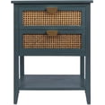 thumbnail image 2 of ZeHuoGe 3 Drawers Rattan Cabinet, Sideboard Buffet with Cane Webbing, Storage Organizer for Living Room, 2 of 11