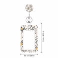 thumbnail image 2 of ID Badge Holder, Pink Floral Retractable Daisy Pattern with Lanyard Clip, 1 Pack Hard Plastic Waterproof Card Protector, for Office Employee Work ID Student School Card Bus Pass Driver's License, 2 of 5