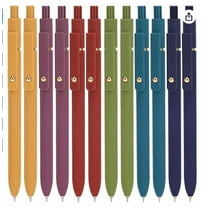 Soyumi Pen Ddaowanx Gel Pens 5 Pcs 0.5mm Pens Fine Point Smooth Writing Pens Desk Accessories For Women 0.8ml