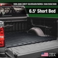 thumbnail image 1 of Boomerang Rubber . Bed Mat TM565 Direct Fit; With Raised Edges; Black; Rubber; Tailgate Liner/Mat Not Included, 1 of 1