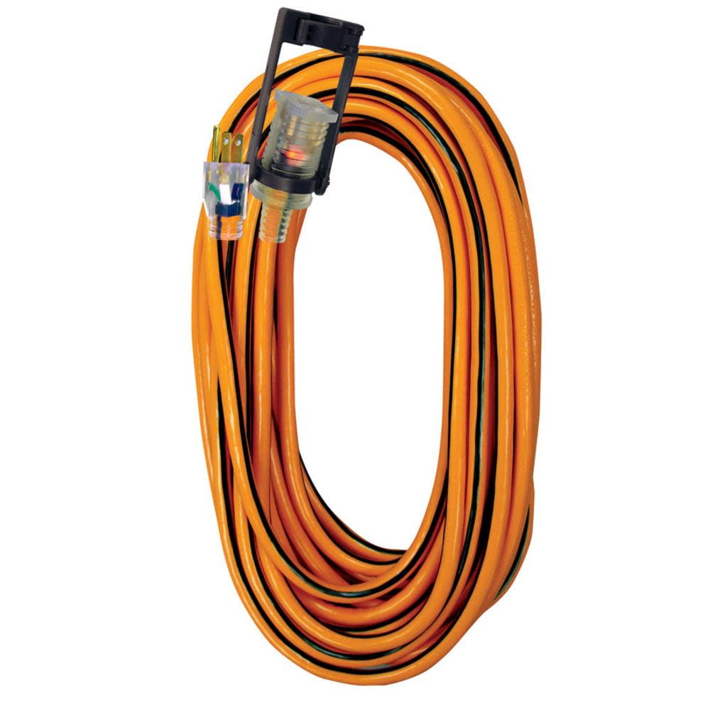 Voltec 25 Ft. 14/3 Sjtw E-Zee Lock U-Ground Extension Cord