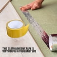 thumbnail image 2 of FOMIYES Heavy Duty Yellow Duct Cloth Tape Double Sided Adhesive for Carpet Flooring and Crafting, 2 of 8