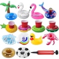 thumbnail image 1 of Porta Vasos Inflables Piscinas Alberca, Soportes Flotantes Inflables para Beber con Bomba de Aire, Decoración de Fiesta de Piscina Verano, 1 of 4