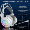thumbnail image 4 of Gaming Headset Headphones With Surround Sound - For Ps4, Pc, Xbox One, Noise Cancelling Over Ear Gaming Headset With Mic, Cool Lights, Comfortable Ear, 4 of 4