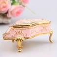 thumbnail image 5 of Jiibva Hand Painted Jewelry Box, Trinket Boxes Hinged, Enameled Piano Decorative Hinged Jewelry Trinket Box Rhinestone Jewelry Display Holder for Grils Women, 5 of 7