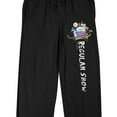 thumbnail image 2 of Regular Show Favorite Characters Men's Black Sleep Pajama Pants-Large, 2 of 7