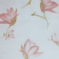 thumbnail image 3 of Habitat Magnolia Light Filtering Grommet Curtain Panel 52 x 84 in White Pink, 3 of 7