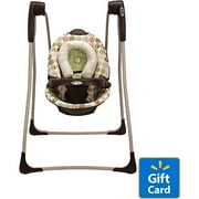 Graco Century Compact Swing, Jungle Boogie with Bonus $20 eGift Card