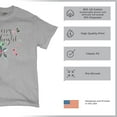 thumbnail image 4 of Tee Hunt Merry and Bright Cute Christmas T-Shirt Jolly Santa Xmas Men's Tee, Gray, XX-Large, 4 of 5