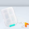 thumbnail image 2 of Organizador de pastillas de viaje perfecl estuche portátil pequeño, 2 of 6