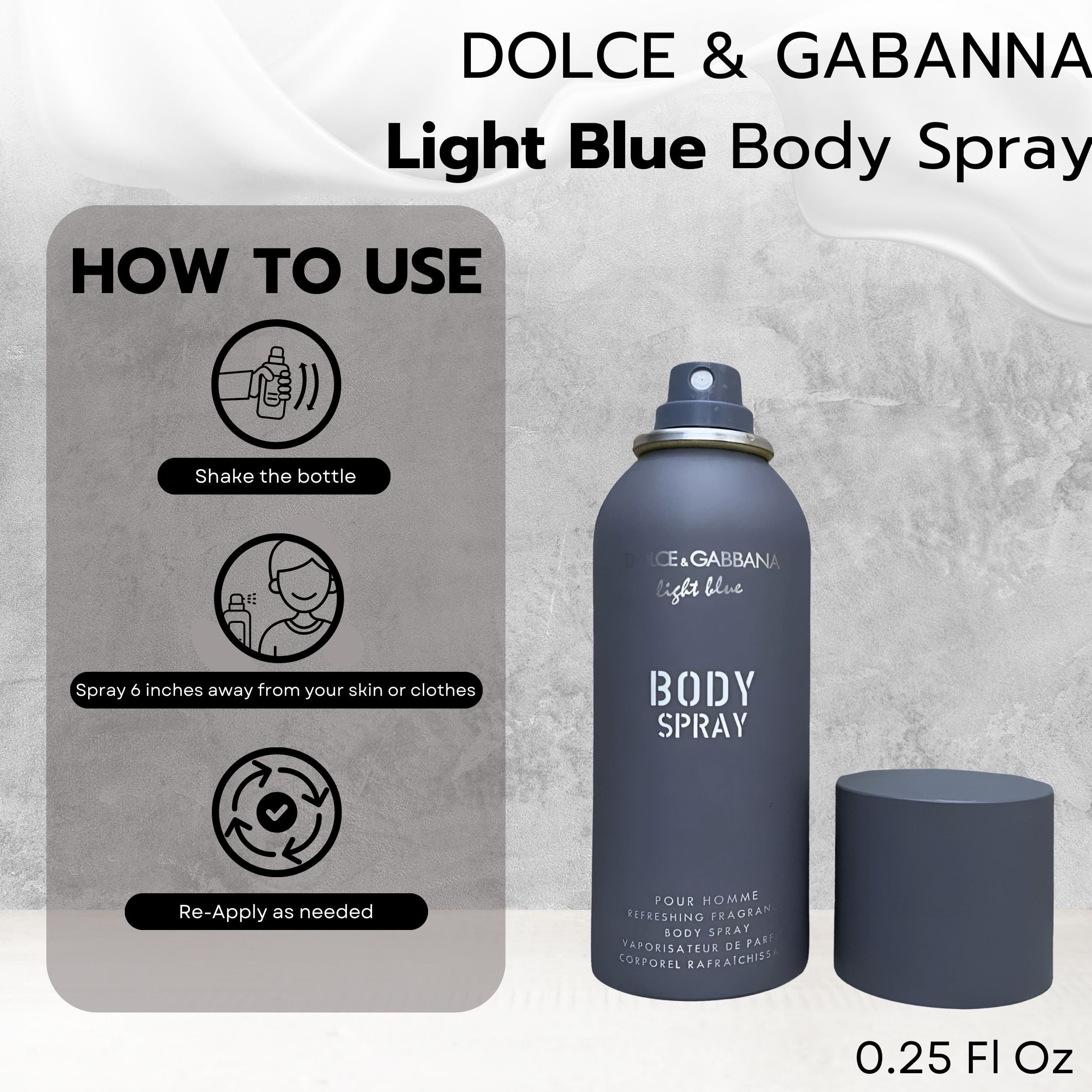 Dolce & Gabbana - Brandclub - Light Blue Men by Dolce Gabbana Body