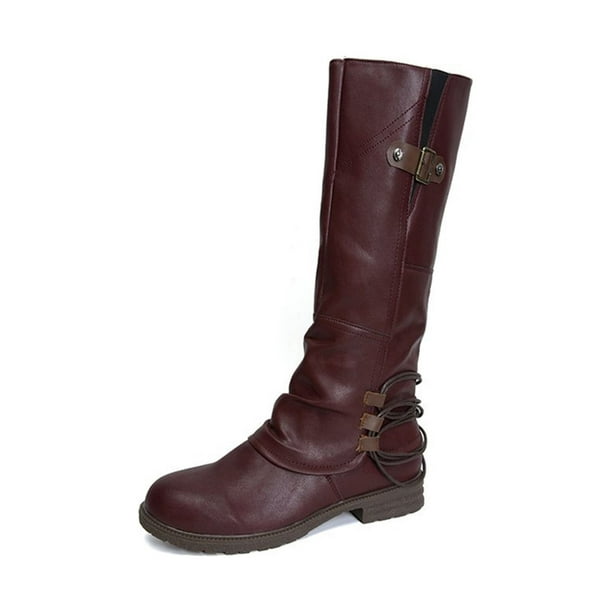 Low heel clearance womens riding boots