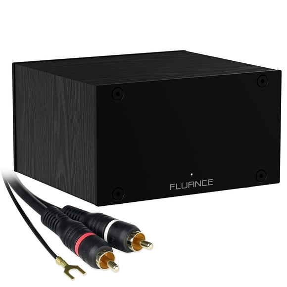 Preamplificador de fono Fluance PA10 RIAA para tornamesas MM con cable RCA