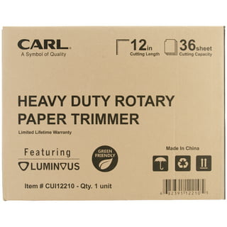 CARL Heavy-Duty Metal Base 12 Paper Trimmer - CUI12210 