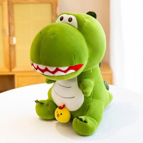 Animal de Peluche Dinosaurio Juguete de Peluche Juguete de Bebé Regalos de Cumpleaños Suaves Compañeros para Dormir Almohada para Sala de Estar Favor 35cm CUTICAT linda almohada