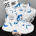 thumbnail image 3 of Men's Shoes- Fall New Arrival Thick-Sole Sports Casual Running Shoes Multi-Functional Breathable White Shoes, 3 of 7