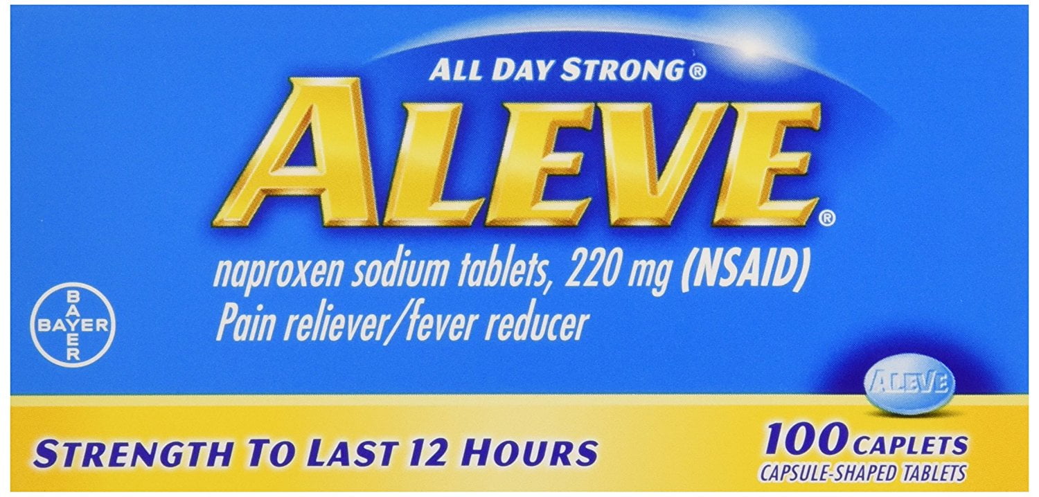 All Day Strong Pain Reliever, Fever Reducer, Caplet, 100 ct, Pain Relief By Aleve