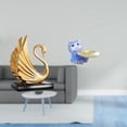 thumbnail image 2 of Figura De Gato Cisne De Resina, Estatua Decorativa De Arte Moderno, Escultura Animal De Colección Para Sala De Estar, Comedor, Mesa, Armario, Estante, Decoración Del Hogar., 2 of 8
