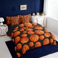 thumbnail image 2 of Erosebridal Basketball Sport Theme 7pcs Bedding Comforter Set,Boys Ball Games Queen Bedding Sets For Kids,Reversible black, 2 of 7