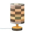 thumbnail image 7 of Yayeee Table Lamp for Bedroom Nightstand LED Portable Bedside Warm Light, Black and Gray Plaid Pattern, 7 of 7