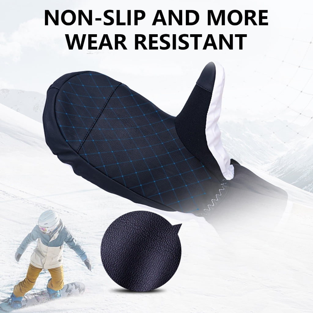 KCAHPAN Thermal Gloves for Skiing Ski Gloves Women Winter Gloves Watertight Snow Gloves