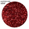 thumbnail image 2 of Glitter TORC, color rojo grueso, 452 g, para manualidades, maquillaje y uñas, 2 of 6
