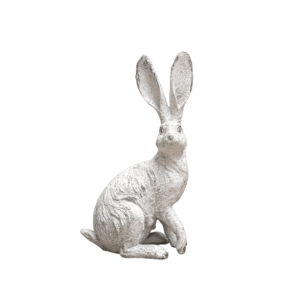 Garden Decor Yard Decorations Bunny Figurines Home Decor Sculptures Resin Statues for Farmhouse Courtyard Outside Lawn