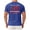 Blue, variant on Ramiter Men's 250th America Anniversary Casual Printed T-Shirt American Flag Shirt Men 250 Years of Freedom Shirt(Red,M)