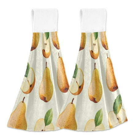 

2 Bathroom Towels Kitchen Towels 18.2x14In Velcro Hand Wipes Dish Cloths & Dish Towels Washroom Towels Face Towel Hand Wipes Yellow Pear Lovely