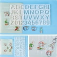 thumbnail image 2 of MesaSe Crystal Epoxy Resin Mold Alphabet Letter Number Pendant Casting Silicone Crafts, 2 of 6