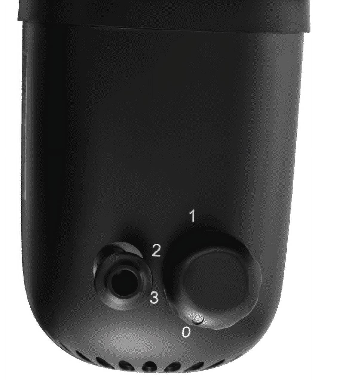 Pelonis 16-Inch Adjustable Pedestal Fan, 3-Speed Oscillating, Black, FS40-19MB