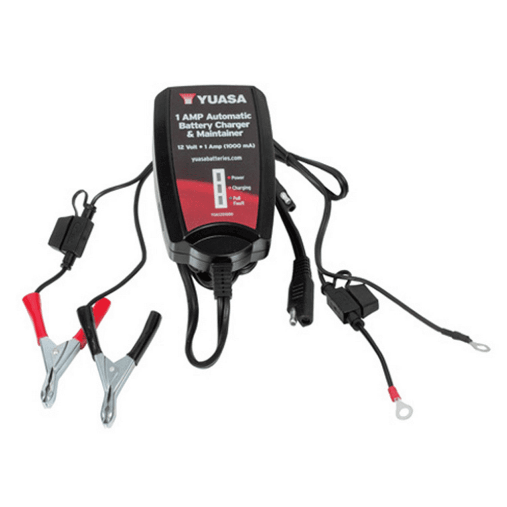 YUASA 12V 1 AMP CHARGER/MAINTAINER