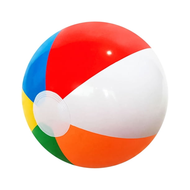 Pelota De Playa Inflable Inflable Para Niños, Pelota De Juguete Para Jugar En El Agua, Pelota De Playa Multicolor De PVC