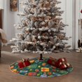 thumbnail image 4 of Haiem Christmas Gift Pattern Christmas Tree Skirt Merry Christmas Party Christmas Tree Decoration,New Year Decorations-48", 4 of 6