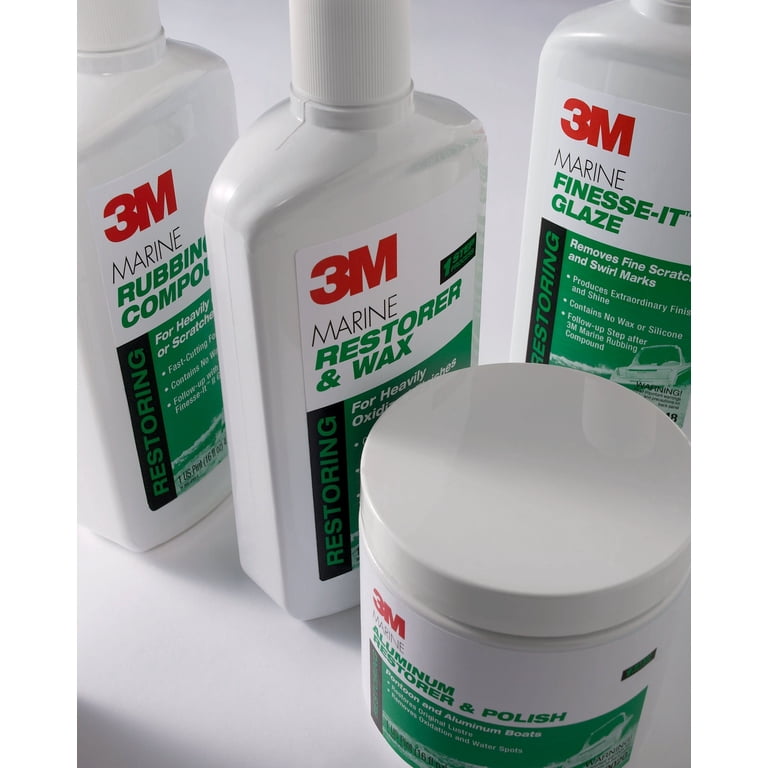 3M Marine Finesse-it II Glaze for Fiberglass & Paint, Gelcoat