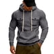 thumbnail image 2 of MHFRRA Sudadera con Capucha de Peso Pesado, Chaqueta de Trabajo para Exteriores con Bolsillo Amplio, Jersey Informal para Otoño E Invierno Gris oscuro, 2 of 8