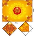 thumbnail image 3 of Diwali Tablecloth Indian Diwali Decorations for Home Festival of Lights Deepavali Party Supply Kitchen Dining Room Decor (60" x 84"), 3 of 5