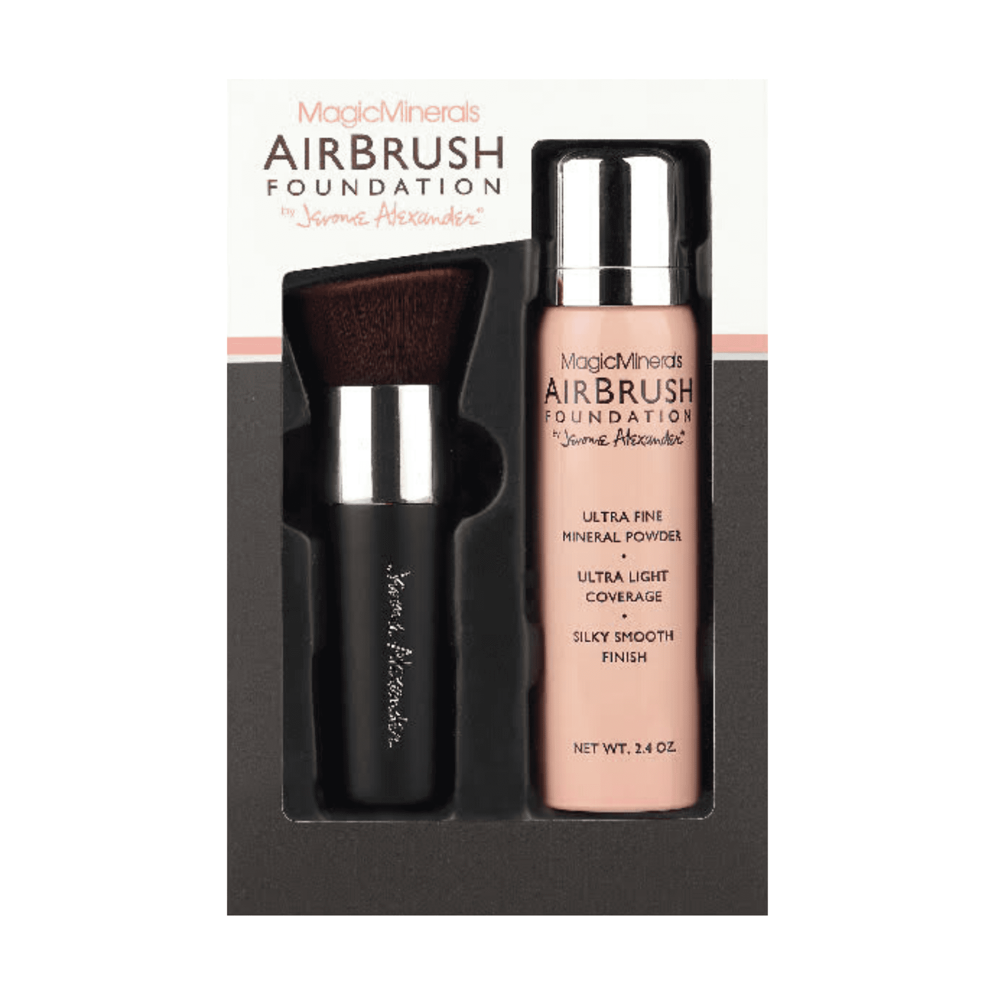 MagicMinerals AirBrush Foundation by Jerome Alexander, 2 Piece Set AirBrush Foundation and