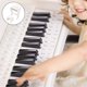 thumbnail image 5 of Juguete de aprendizaje electrónico multifuncional de 37 teclas para niñas y Blanco Hugo Teclas De Piano, 5 of 10