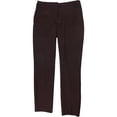 thumbnail image 2 of Alfani Womens Zip-Pocket Casual Trouser Pants wine 2x30, 2 of 3