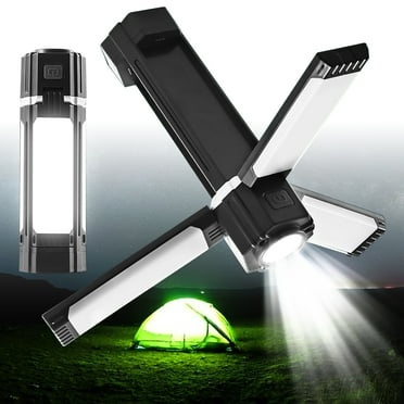 Eyotto 3 in 1 Foldable Camping Light, 3000mAh Rechargeable LED Camping Lantern Searchlight, Portable Flashlight for Outdoor Camping Hiking Fishing Climbing Emergency