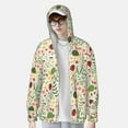 thumbnail image 2 of Gaeub Ladybug And Wild Flowers Men's and Women's UPF 50+ Long-Sleeved Sun Protection Clothing, Fishing Shirt Long Sleeve Zip-3X-Large, 2 of 7