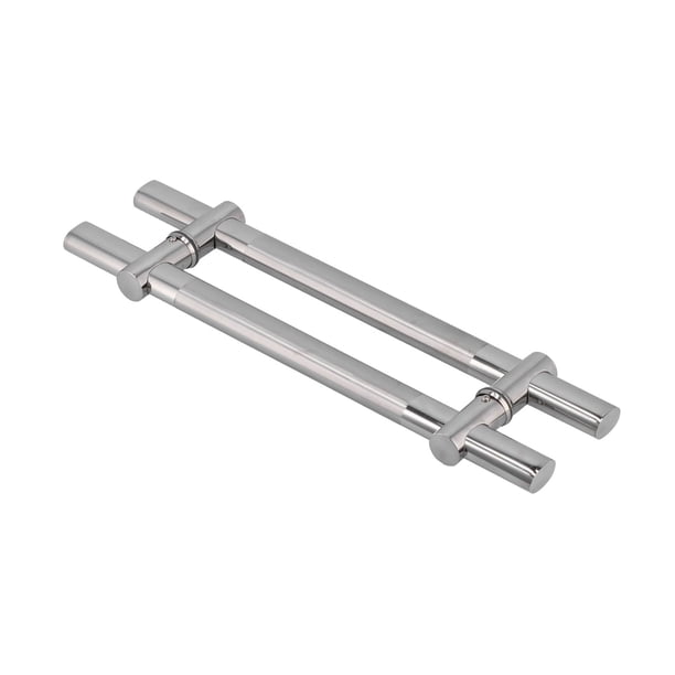 Tirador De Puerta, Tirador De Puerta De Vidrio De Doble Cara De Acero Inoxidable De Alta Dureza Antioxidante Ajustable Para Hotel Para Sala De Exposiciones Fugacal Sliding Door Pull Handle