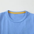 thumbnail image 4 of WIBACKER 2-7T Toddler Girl Short Sleeve Dress Rabbit Cotton Casual Applique Tunic Shirt Dresses, 4 of 7