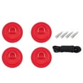 thumbnail image 1 of Parche de anillo en D de acero inoxidable 316 de 4 piezas con cuerda elástica y pegamento para inflable de PVC rojo Zulema Parche de anillo en D de acero inoxidable, 1 of 8